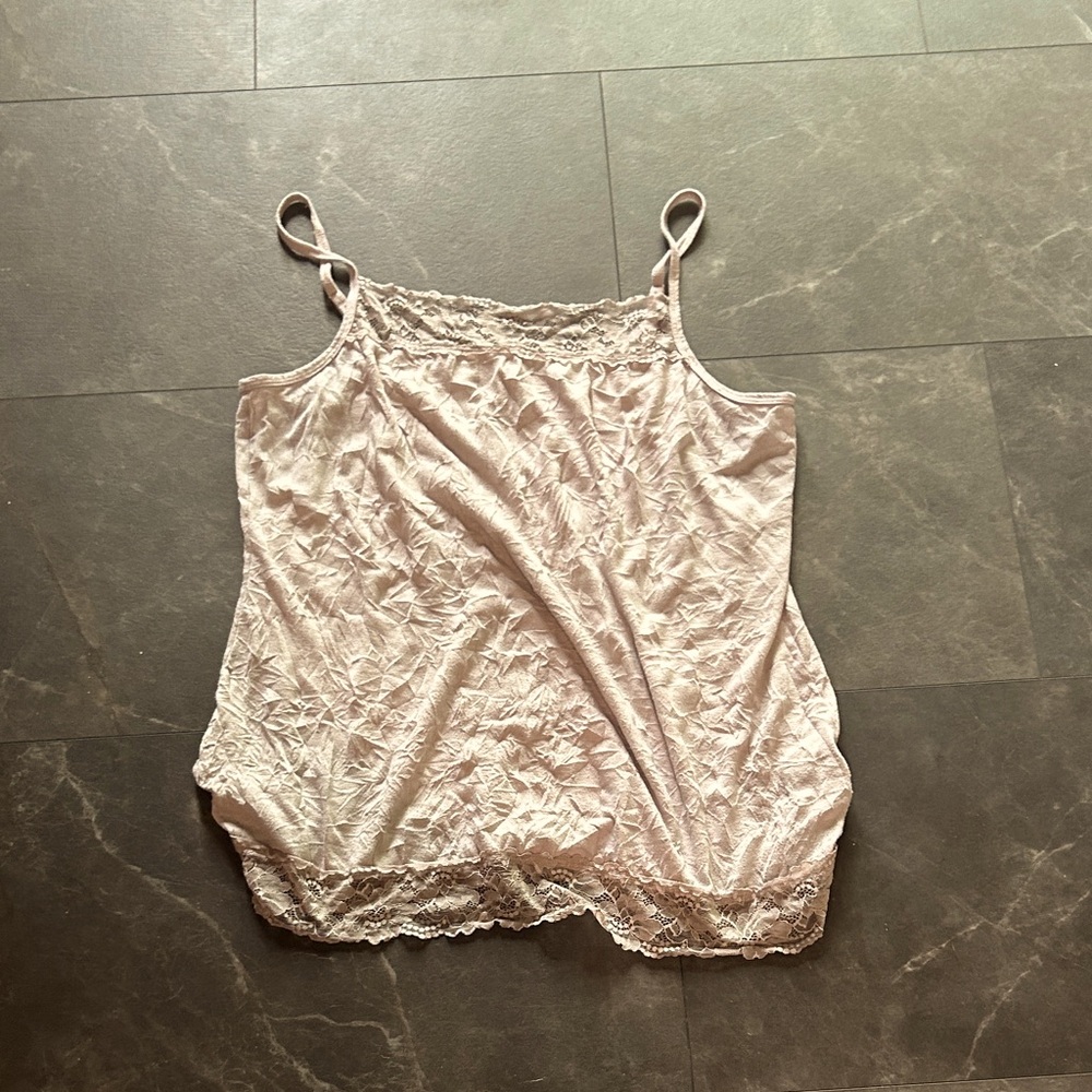 Maurices Lace Trim Camisole - Cream 22